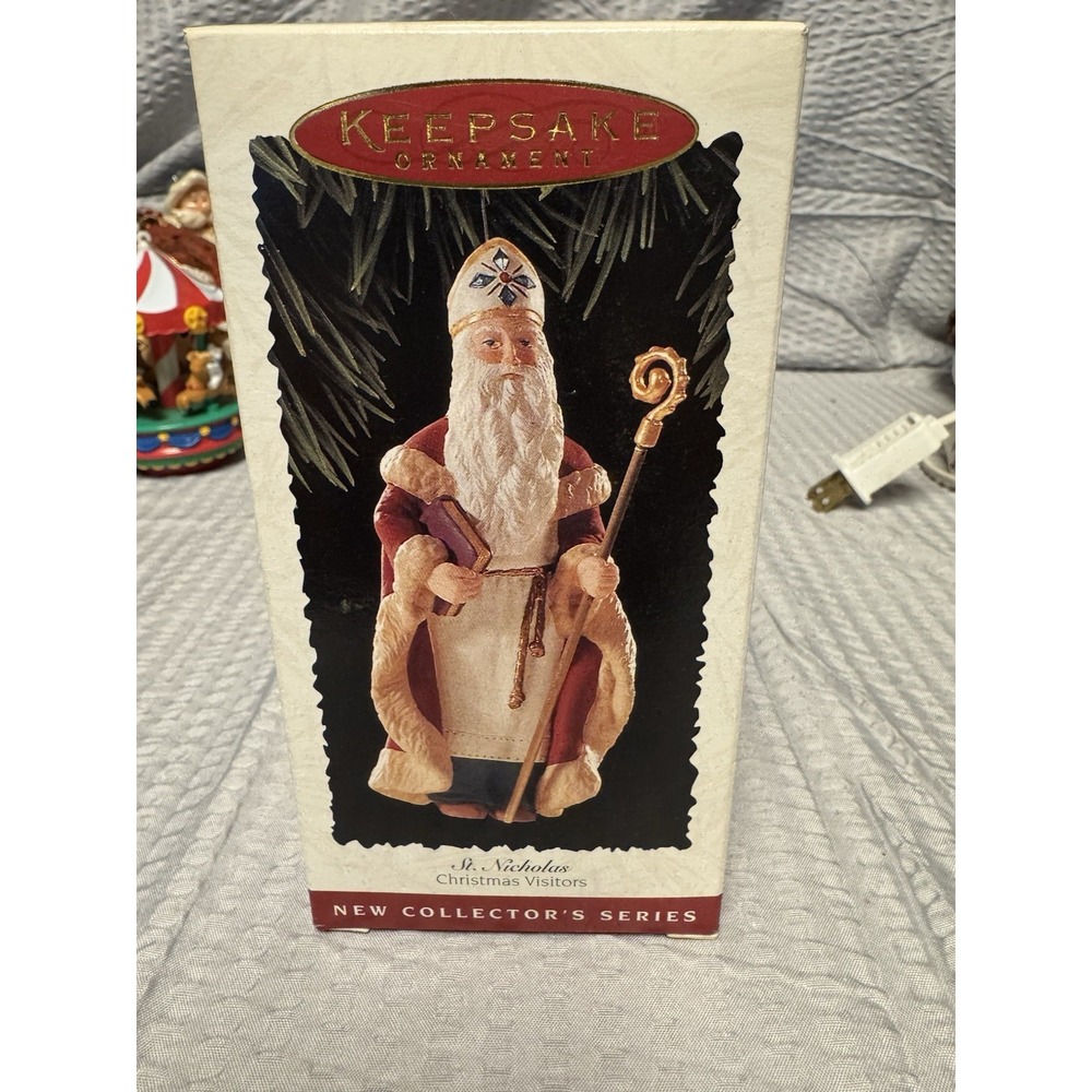 St. Nicholas 1st In Christmas Visitors Series 1995 Hallmark Keepsake Ornament